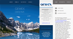 Desktop Screenshot of gewex.org