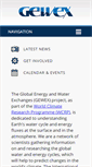 Mobile Screenshot of gewex.org