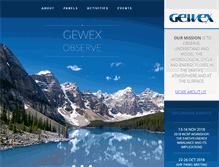Tablet Screenshot of gewex.org